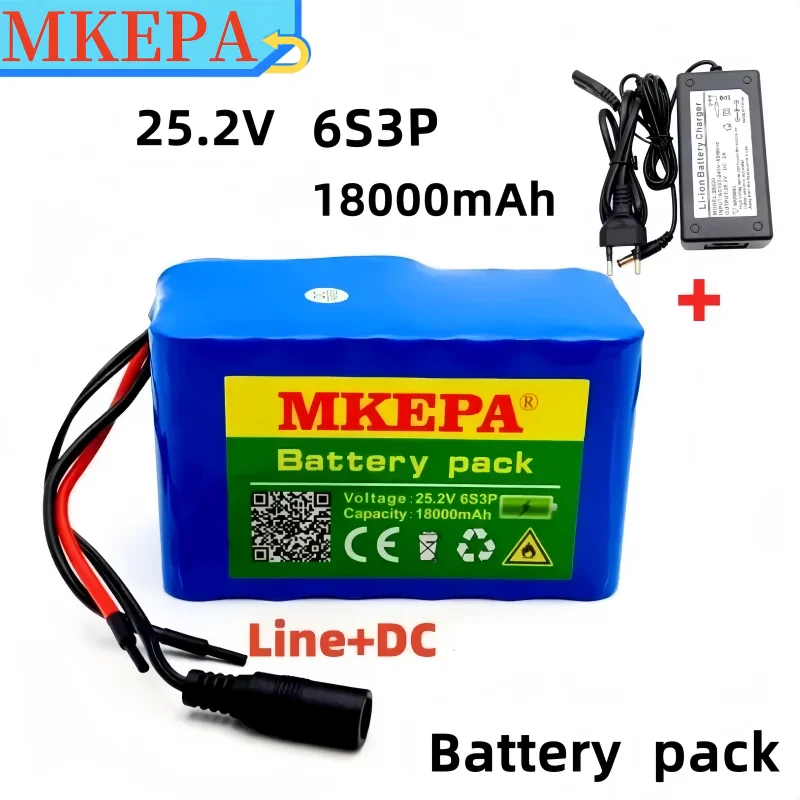 25.2V 18.0Ah 6s3p 18650 lithium battery electric bicycle electric/used in various lithium-ion battery packs