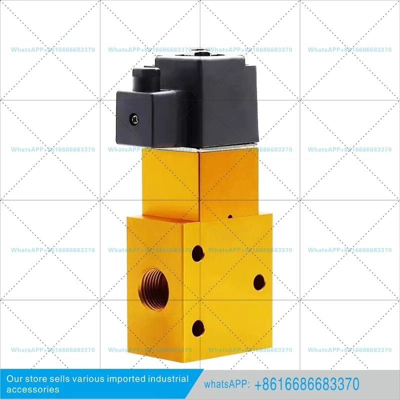 Blow molding machine high pressure solenoid valve 4 points two-way solenoid valve