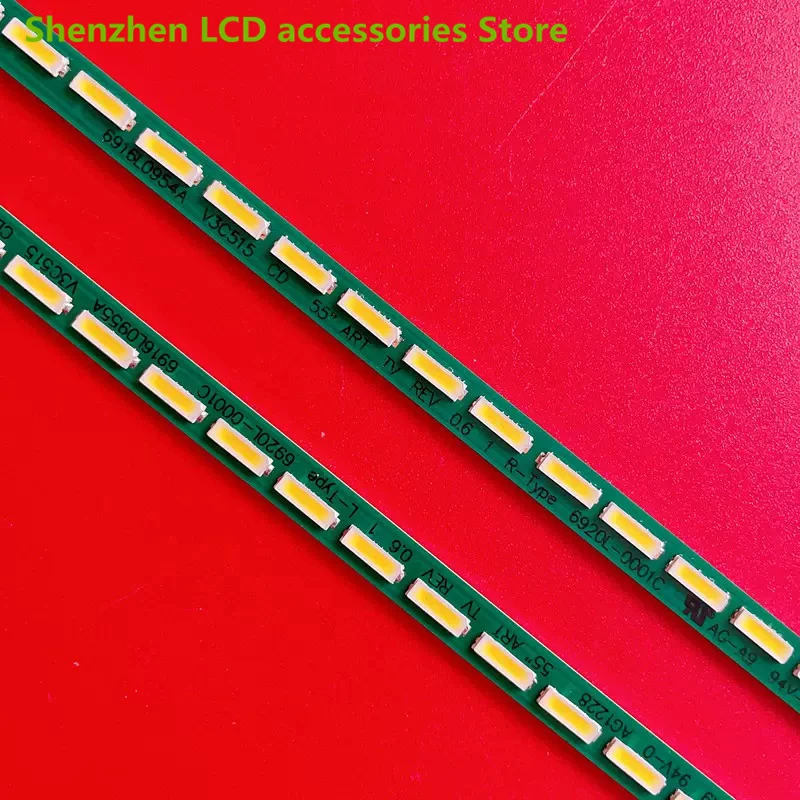 2pcs LED Backlight Lamp strip For LG TV 55