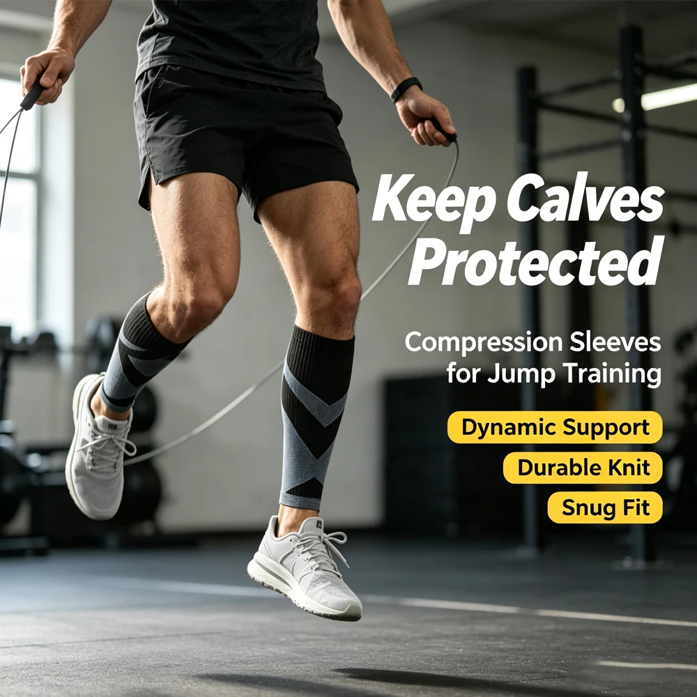 Calf Compression Sleeves for Running and Standing