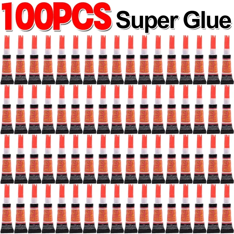 Pegamento Líquido Superfuerte para Madera, Goma, Metal, Vidrio, Cianoacrilato, Adhesivo para Papelería, Gel para Uñas 502, Unión Instantánea y Fuerte para Cuero