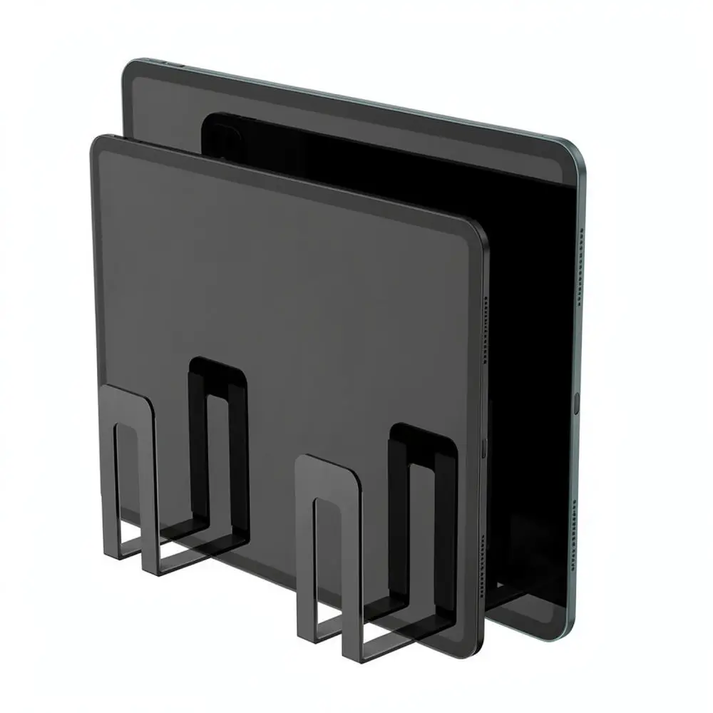 Durable Iron Wall Hanger For Laptop Router Keyboard Desktop Organizer Stand Home Office Vertical Storage Bracket