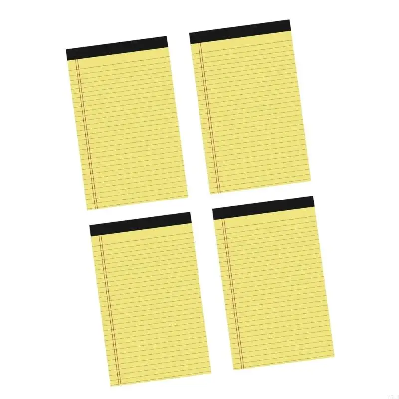 Y5LB 4 PCS Lined Paper Pads Legal Pad Small Note Pad Pocket Notebook Scratch Pads