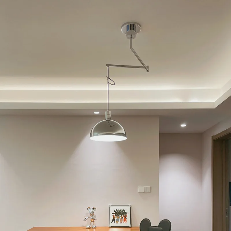 Restaurant chandelier Modern minimalist Internet celebrity minimalist designer light luxury rocker light