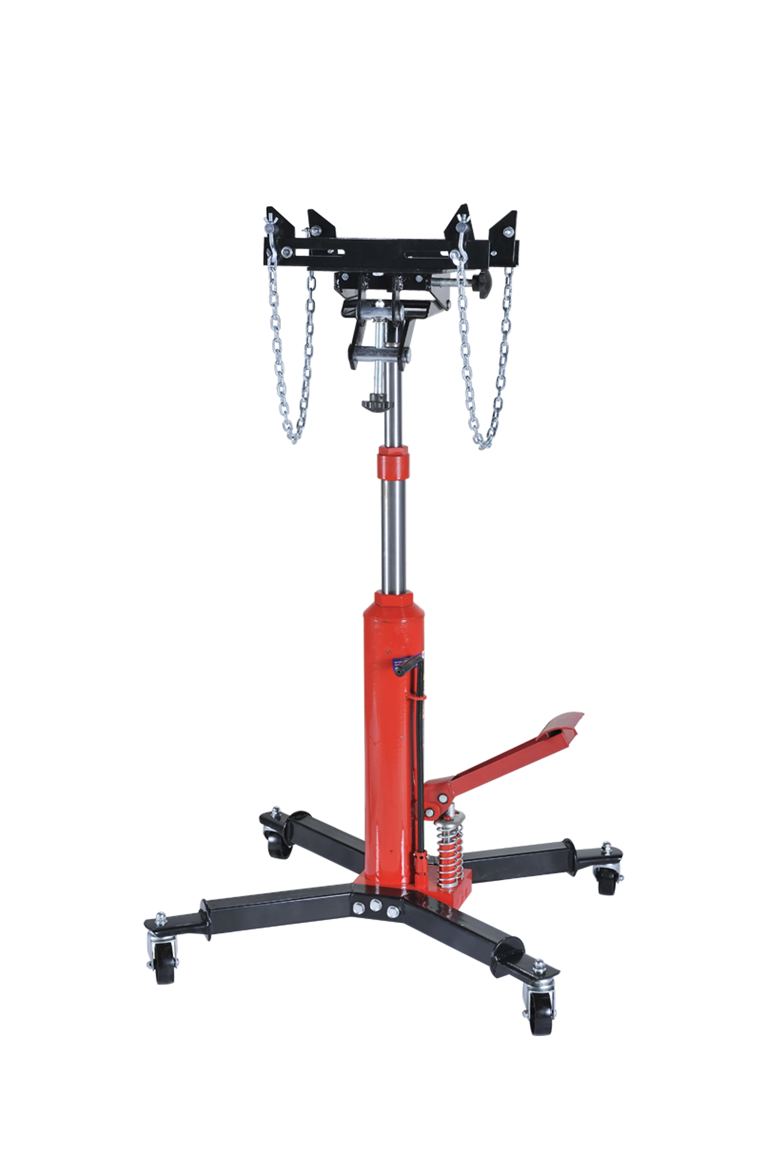 Heavy Duty Automotive Low Position Transmission Jack 0.5 Ton Capacity High Lift Transmission Jack