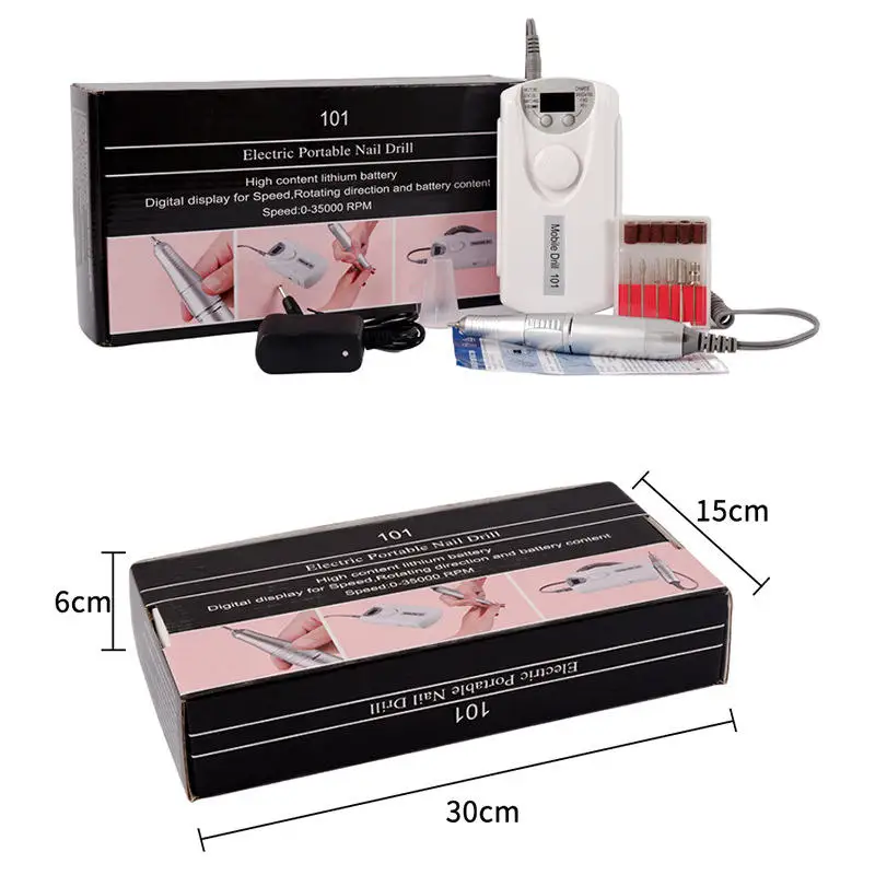

Multi-Speed 3 Gears Buffing Polishing Shining Battery-Powered Compact Nail Polisher for Home Manicure Daily Nail Care