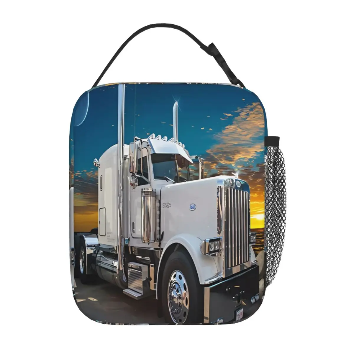 Bestselling Nice White Peterbilt All Season Thermal Lunch Bag Daily Meal Prep Cooler Tote