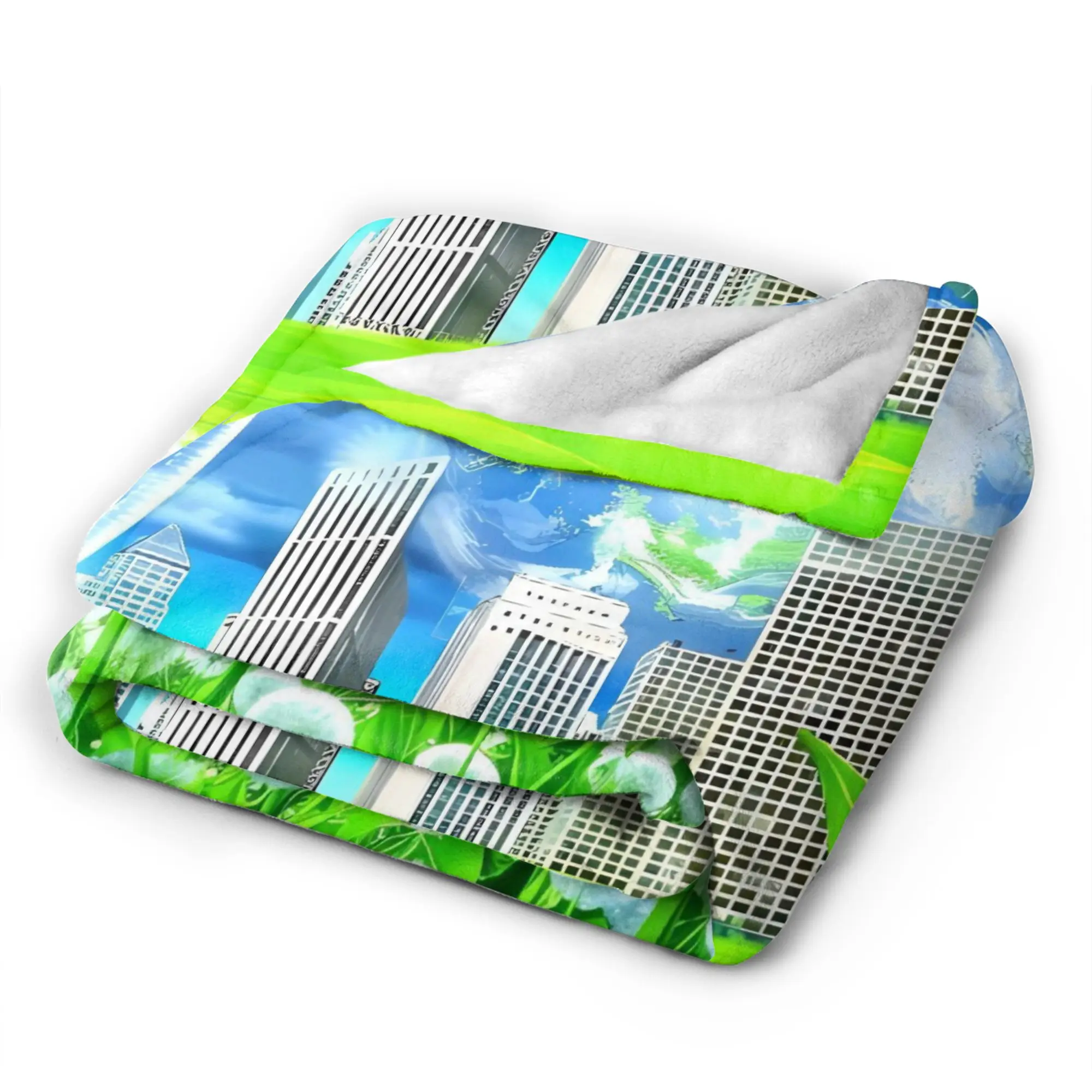 Frutiger Aero Graphic Warm Soft Blankets  Travel Plush Throw Blanket Novelty Bedroom Flannel Bedspread Sofa Bed Cover