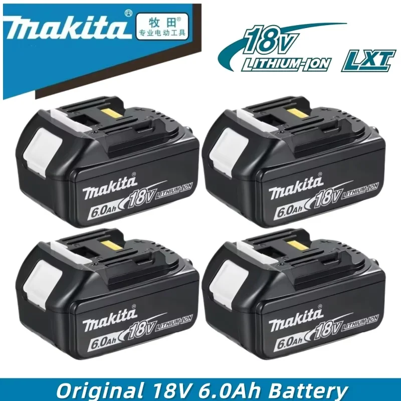 Batterie authentique Makita 18V 6.0Ah BL1860, remplacement direct Plug & Play pour les outils sans fil BL1840 BL1850
