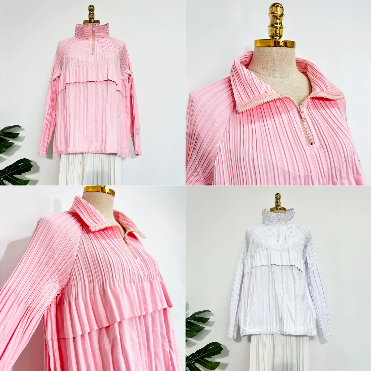 

Miyake Fold, осень-зима, новинка 2025 года, милый крутой стильный складной топ, свободный, удобный, минималистичный, повседневный, модный топ с капюшоном на молнии