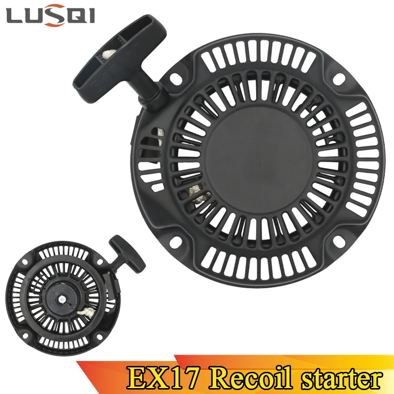 

LUSQI EX17 Recoil Starter Lawn Mower Gasoline Engine Start Repair Part Fit Robin EX13 EX21 KX21 EP17 Gasoline Engine Starter