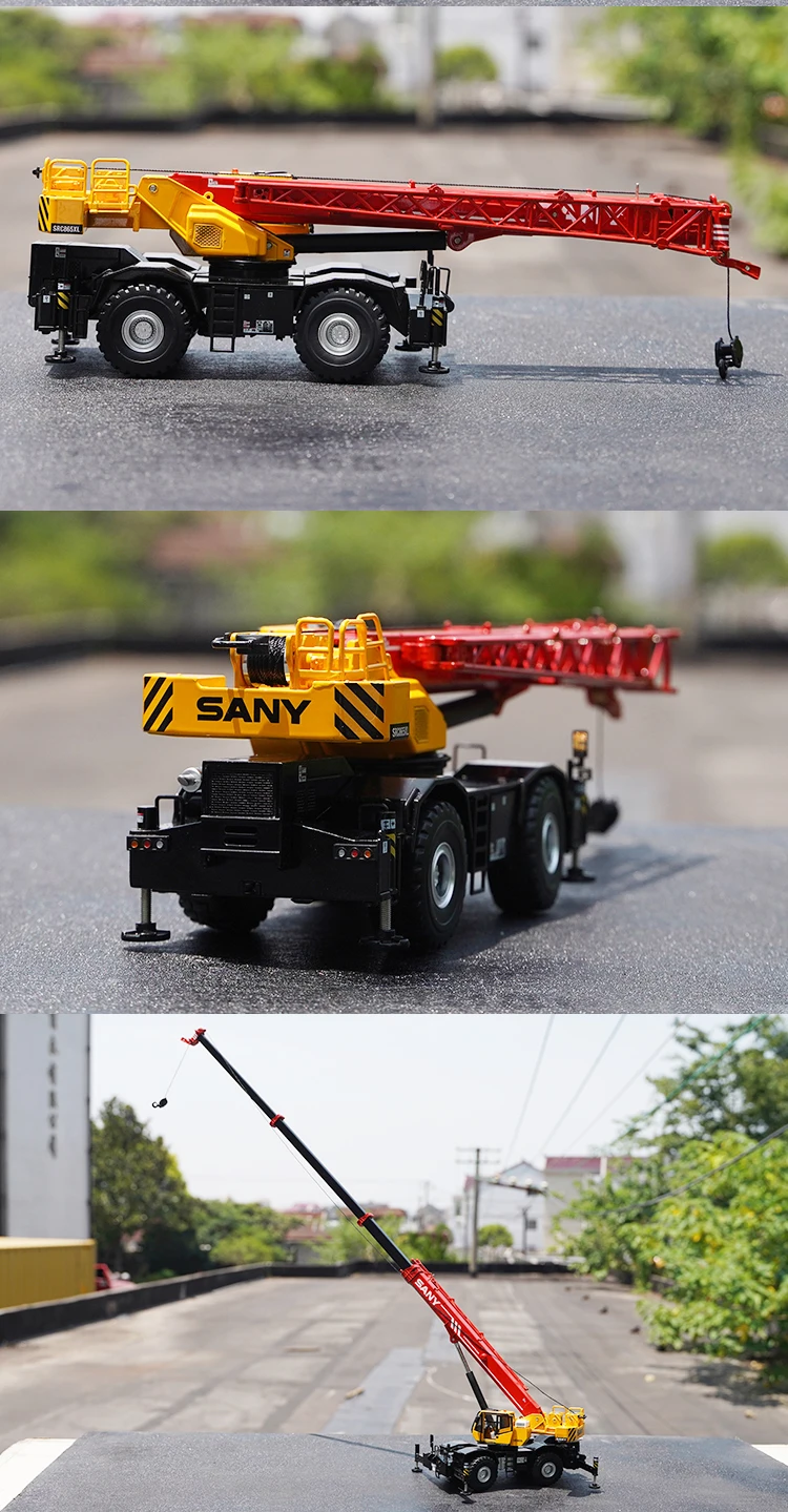 1:50 Sany crane alloy engineering vehicle model