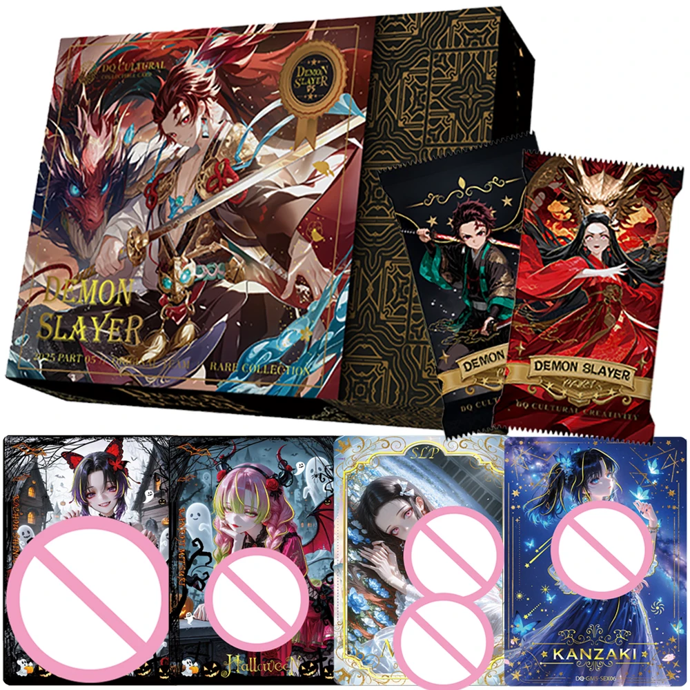 

Demon Slayer Collection Card Fantasy Hot Blood Anime Classic Protagonist Creative Halloween Theme Card Boys Girls Hobbies Gifts