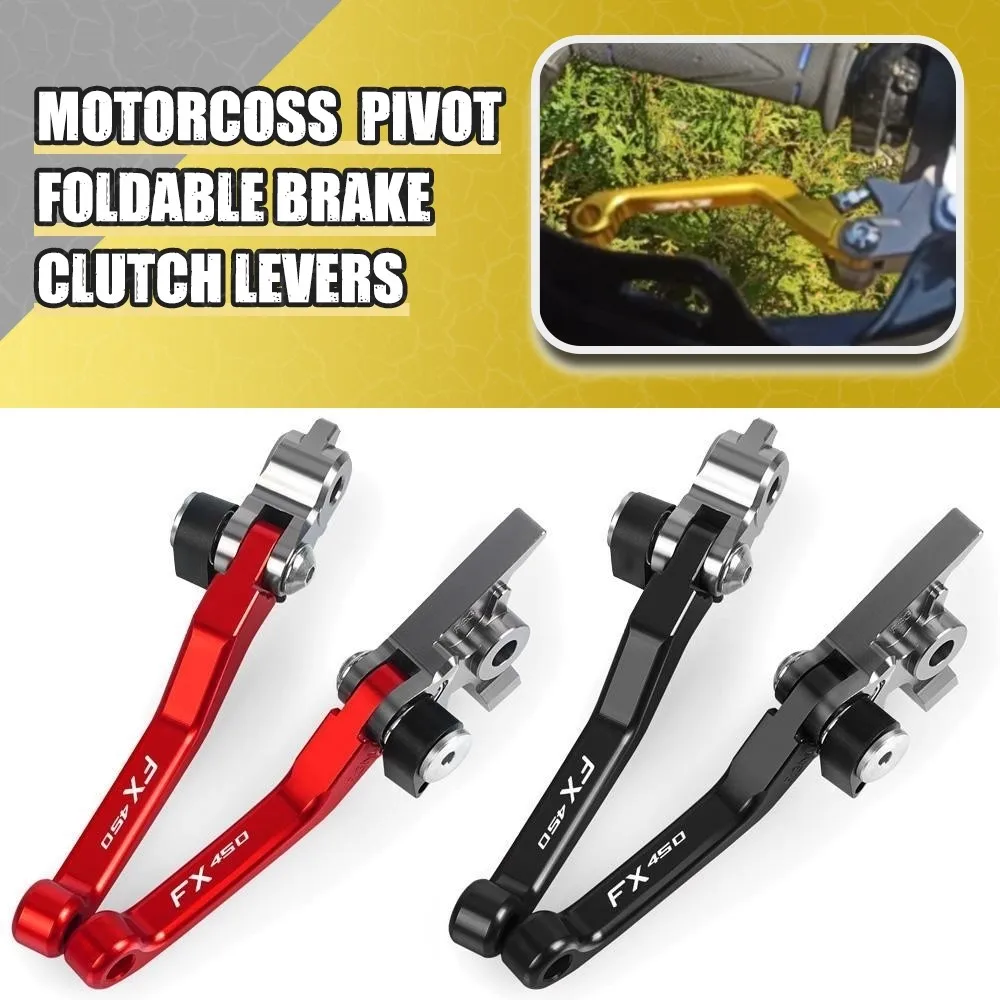 

For HUSQVARNA FX450 2017 2018 2019 2020 2021 FX 450 Dirt Bike Pivot Foldable Brake Lever Clutch Levers Motorcycle Accessories