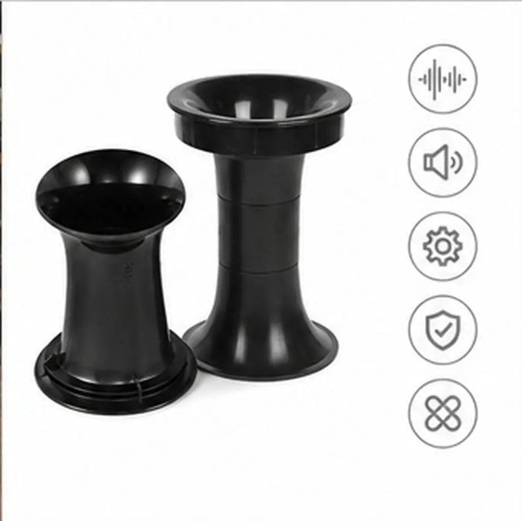 2Pcs Bass Reflex Port Tubes for DIY Speaker Enclosure Upgrade Enhanced Bass Response Pure Sound Quality Easy Install Round