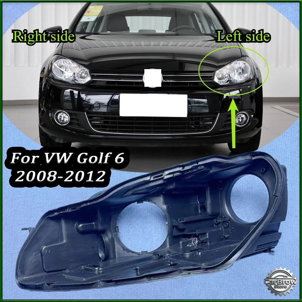 

Car Rear Base Auto Headlight Back House For Volkswagen VW Golf 6 2008-2012 Headlight Base Headlamp House