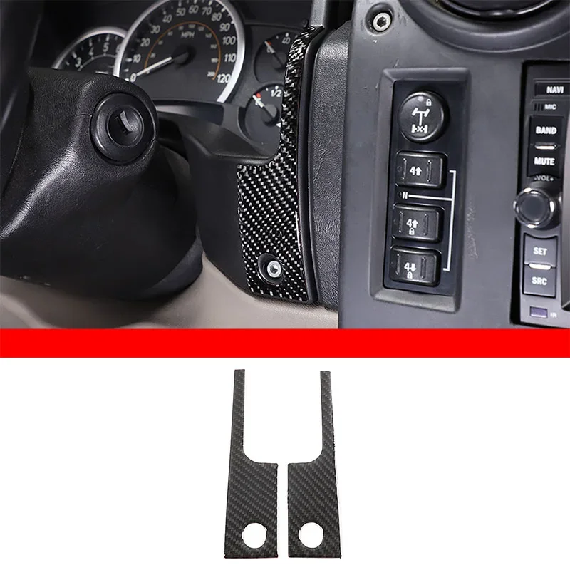 

For 2003-2007 Hummer H2 soft carbon fiber car steering wheel with decorative stickers on both sides for car interior accessories