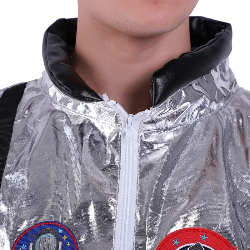 Costume d'astronome Alien Spaceman pour hommes et femmes, tenues de fête de carnaval, olympiques d'Halloween, vêtements assortis, cosplay familial, groupe