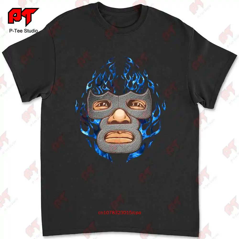 Blue Demon Mexican Luchador T-shirt SMKO