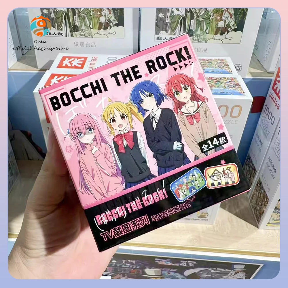 

New Genuine Bocchi The Rock Anime Peripheral Wai Gua Studio New Arrival Badge Bocchi The Rock Complete Box Set Gify Toy
