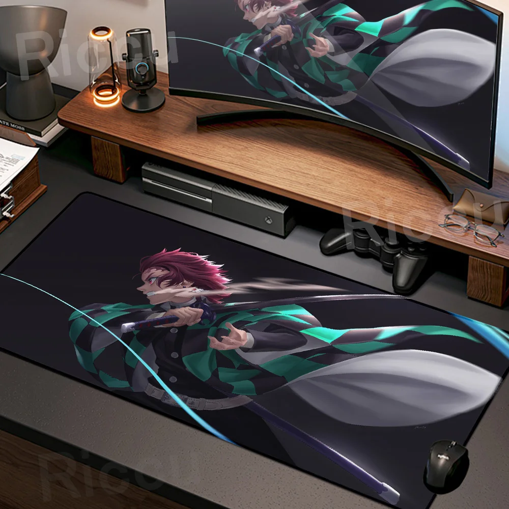 Demônio Slayer Anime Mouse Pad, Gaming Laptops, Mat Teclado, Deskmat, Acessórios para PC, Desk Protector, Gamer Mats