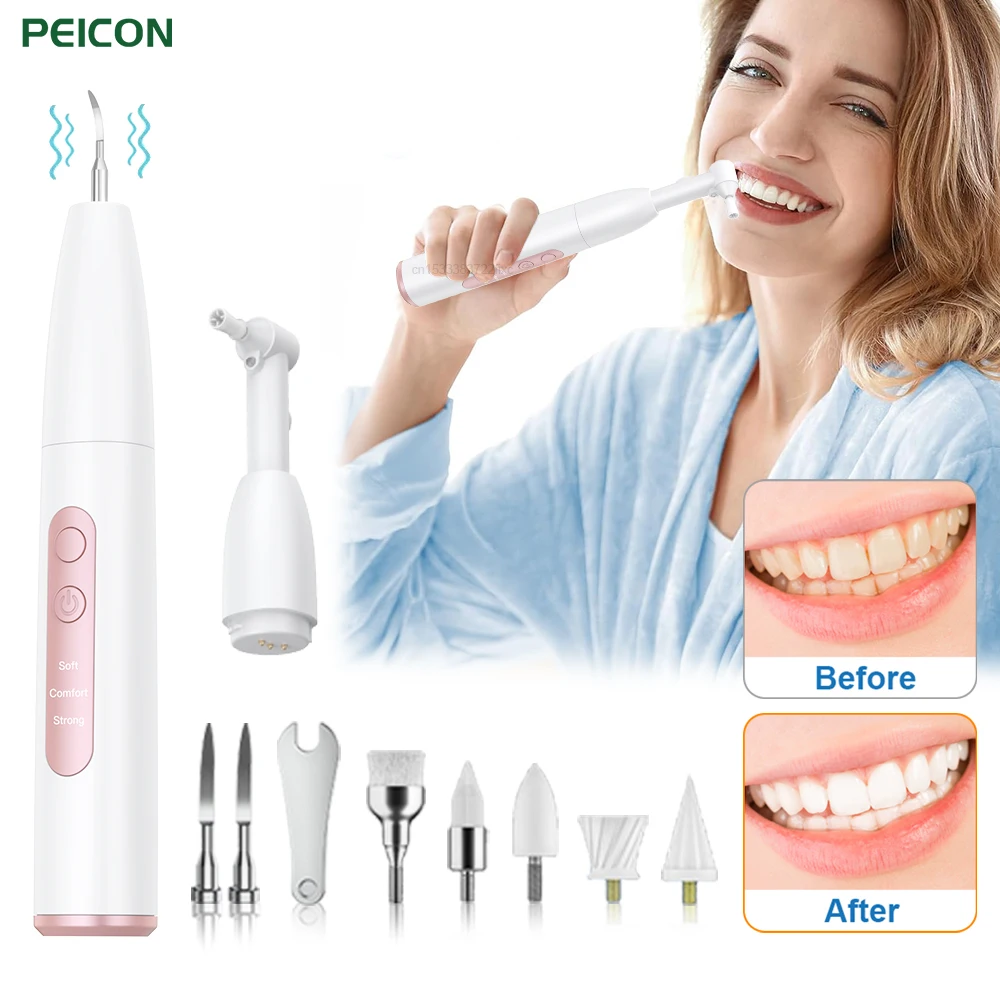 

Ultrasonic Dental Scaler Portable Oral Care Tartar Removal Plaque Ultrasonic Cleaner Tooth Stain Cleaner Calculus Tartar Remover