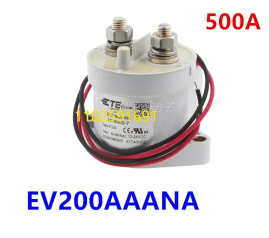 EV200AAANA 1618002-7 12-24V 500A New Energy Electric Vehicle Contactor EV200 High Voltage DC Relay Original Authentic