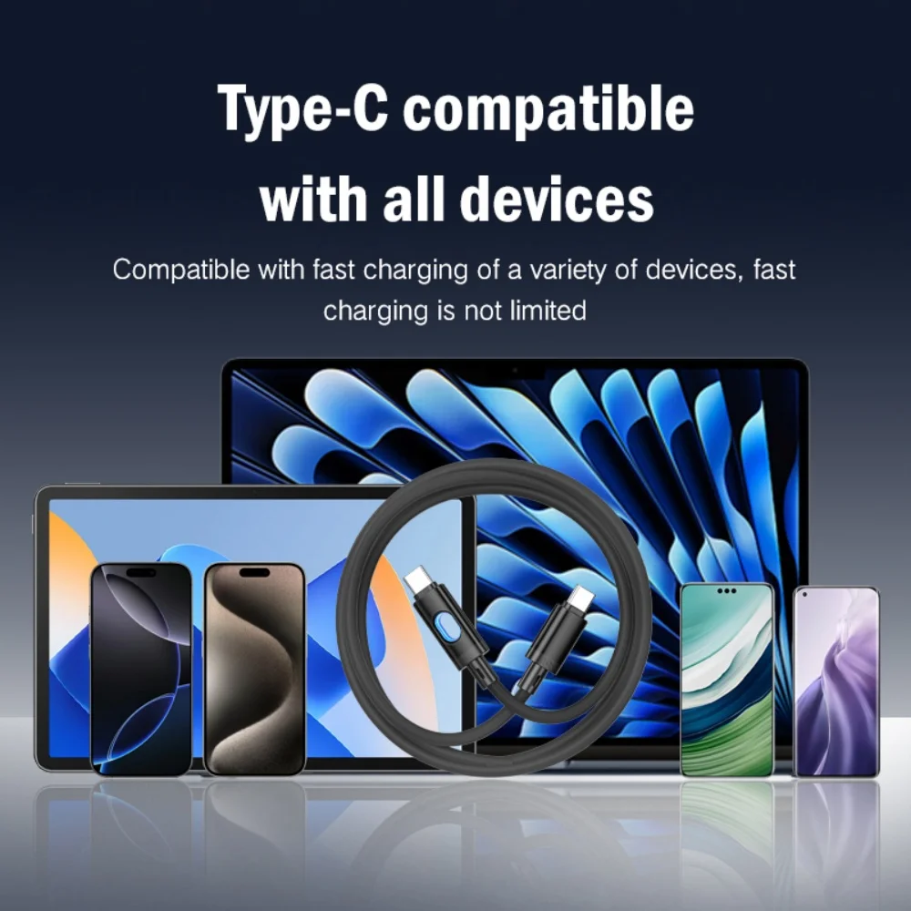 PD 60 واط USB نوع C إلى نوع C كابل شحن سريع شاحن الهاتف سلك البيانات لسامسونج S23 Xiaomi هواوي Oneplus سلك شحن سريع