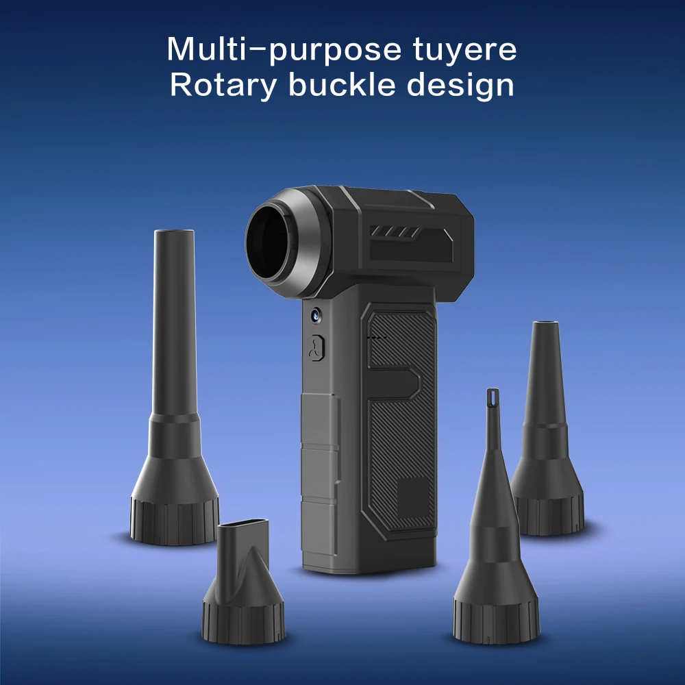 توربو مروحة نفاثة منفضة الهواء الكهربائية المحمولة 100WRPM تنظيف منفاخ أداة 350G التوجه سيارة تهب الثلوج نوع-C شحن #5