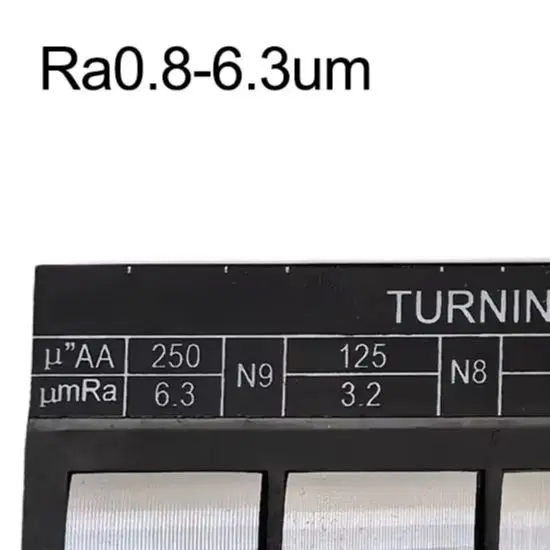 Steel For Surface Roughness Comparison Sample Ra0.8-6.3um Block For Lathe Milling Grinding Quality Inspection Gages Tool