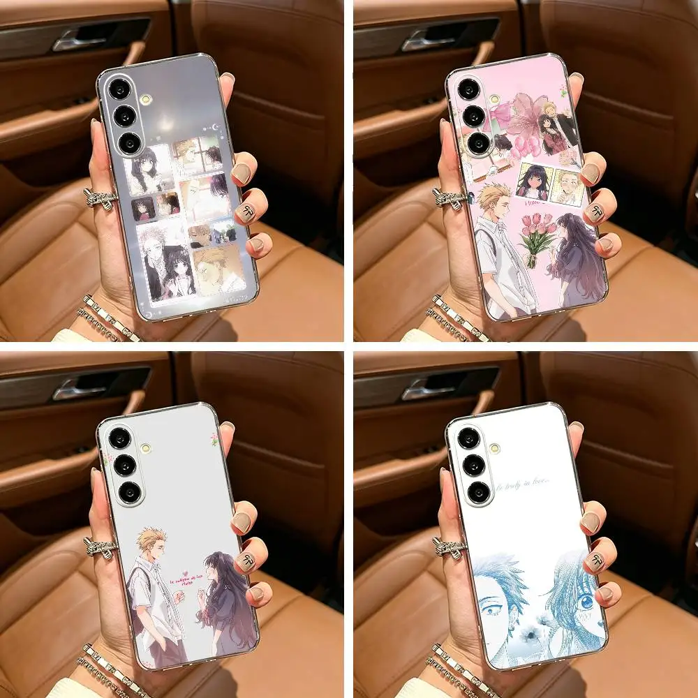 Coque de téléphone transparente Anime-The Fragrant Flower Blooms with Dignity pour Samsung Galaxy A71, A70, A52, A51, A40, A30