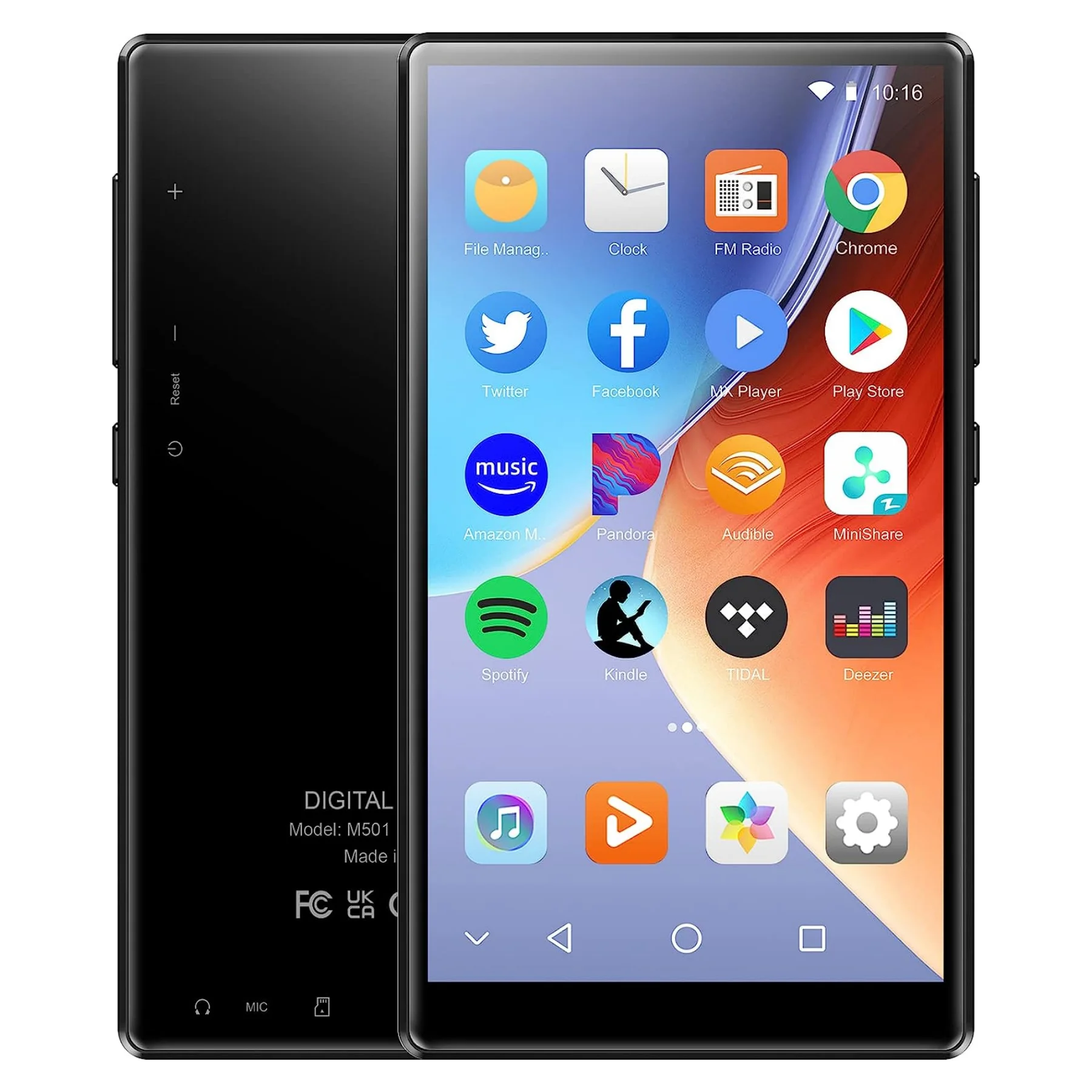 مشغل MP3 مزود بتقنية البلوتوث وواي فاي، أويلسكي (64 جيجابايت + 16 جيجابايت) 4.7 بوصة مع سبوتيفي، مشغل Amazon Music 1080P Android MP4، حتى 1 تيرابايت #1