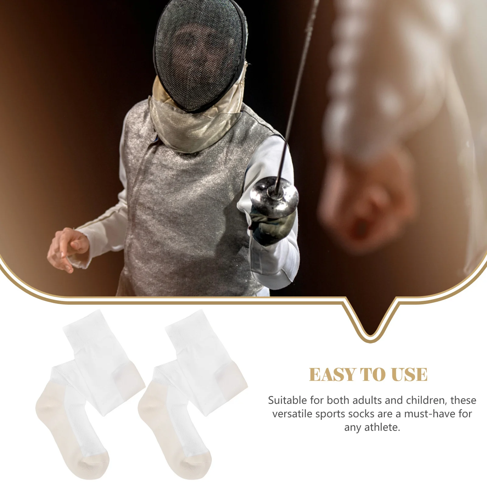 1 زوج سميكة سياج الركبة عالية جوارب رياضية للرجال النساء الأبيض المضادة للانزلاق تشغيل كرة القدم الدراجات جوارب أنبوبية