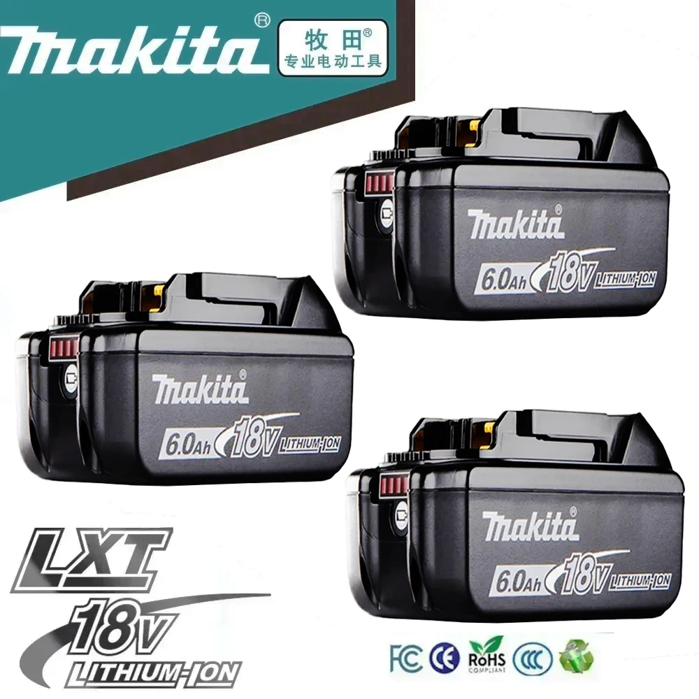 

Аккумулятор Makita 18В для инструментов Makita, перезаряжаемая батарея 18650, совместимая с BL1860B, BL1850B, BL1840, BL1830, BL1815.