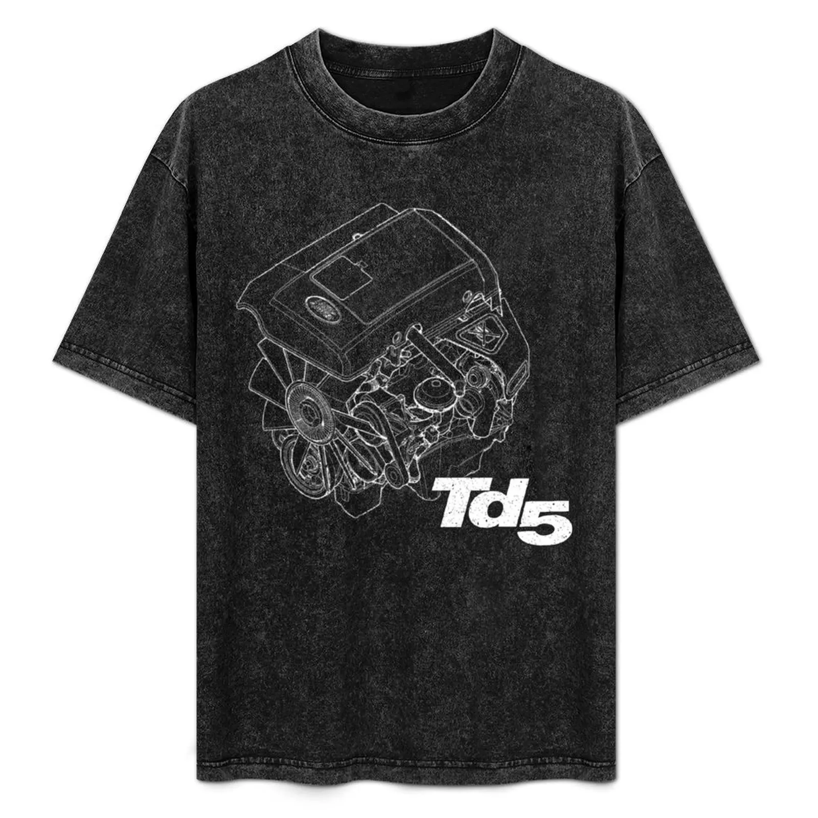 Land Rover TD5 Inline 5 cylinder T-Shirt shirts graphic plus size tops t shirts for men cotton