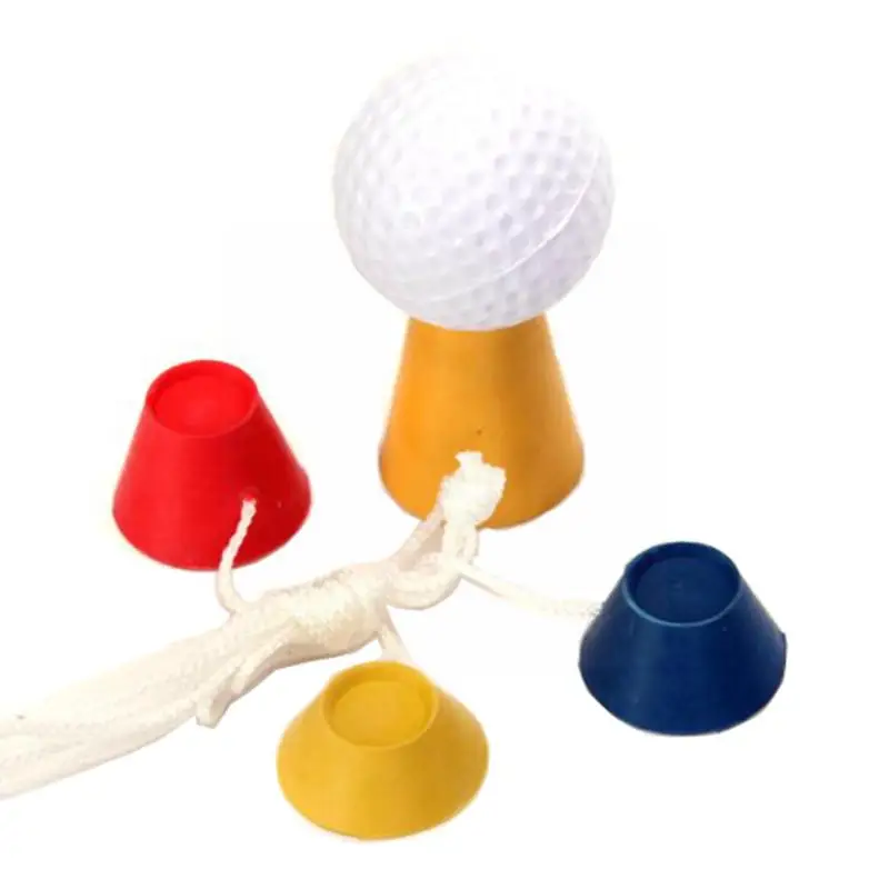 4 Pcs Golf Rubber Tees Winter Tee Set Golf Home Range Kits Training Practice Q7A0