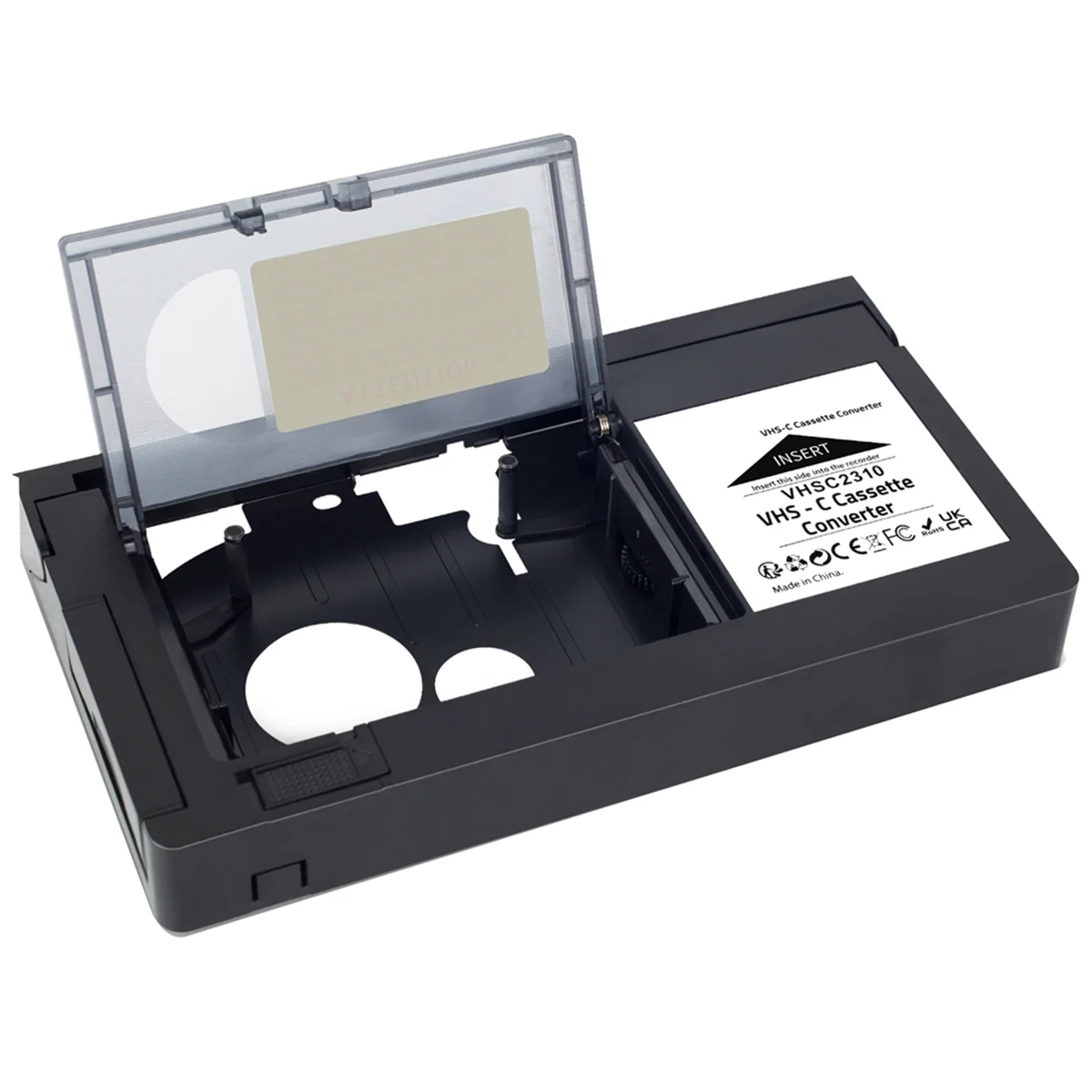 Convertidor de casete B68A VHS-C para JVC para RCA para Panasonic VHS a VHSC SVHS-C adaptador de casete no para 8mm/MiniDV/Hi8