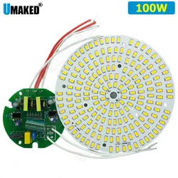 100W led lighting source for industrial and mining lamp workshop, warehouse chandelier 100w led pcb board+driver