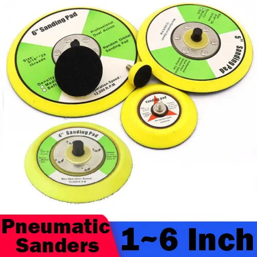 

1“ 2” 3“ 4” 5“ 6” Backing Plate Polishing Pad Self-adhesive Polishing Pad for Pneumatic Sanders / Air Polishers25~150MM