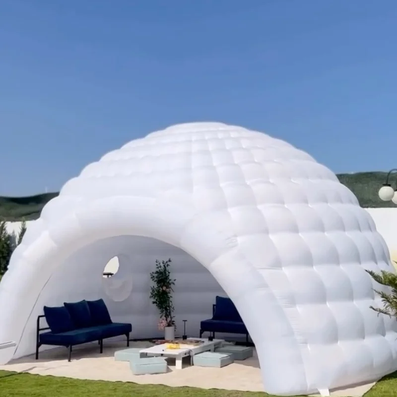 Namioty dmuchane kopułowe, białe namioty kempingowe dmuchane, namioty dmuchane kopułowe na sprzedaż