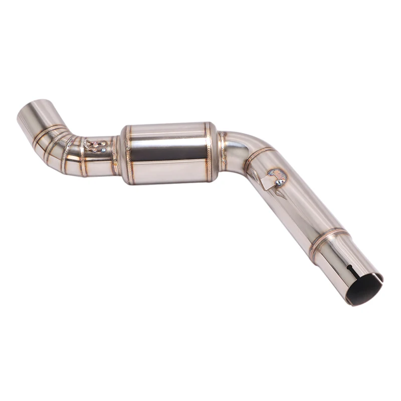 Motorcycle Exhaust Middle Link Pipe For Benelli 600 TNT600 BN600 BJ600 Modified Muffler Moto Escape Full System Stainless steel