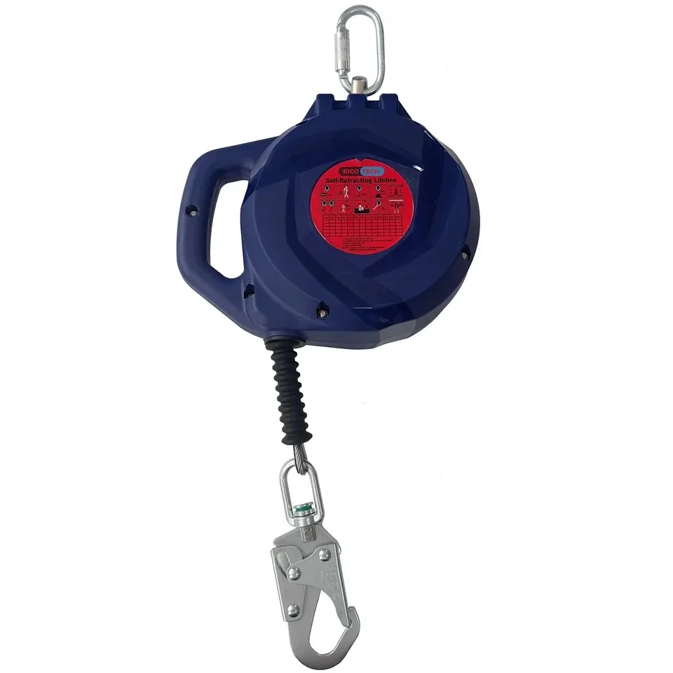 Anti self retracting lifeline protection safety device rope retractable retractable fall arrester certificated fall protection