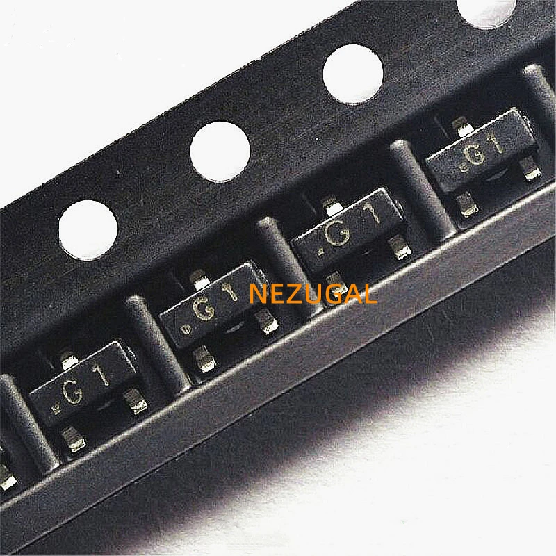 100 sztuk 2N7002LT1G 2N7002 SOT SOT-23 SMD 702 MMBT2907A 2F 2N2222 1P 2N3904 1 2N3906 2A 2N5551 G1 2N5401 2L MMBT2222A MMBT5551