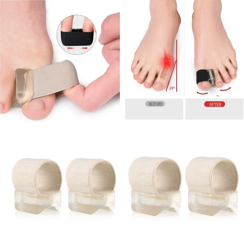 

1 пара, разделитель большого пальца ноги при вальгусной деформации