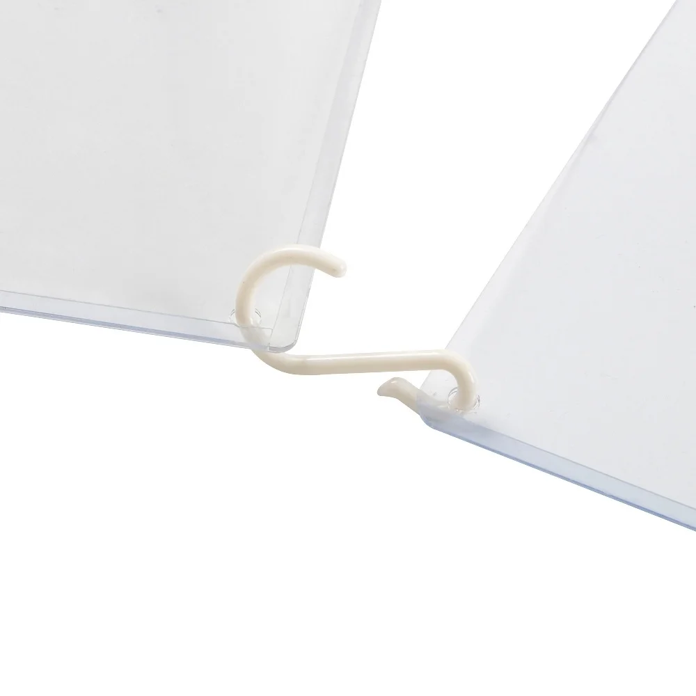 A4 Clear Vinyl File Folder Pouch Wall Document Display Menu Cover With Hanging Holes