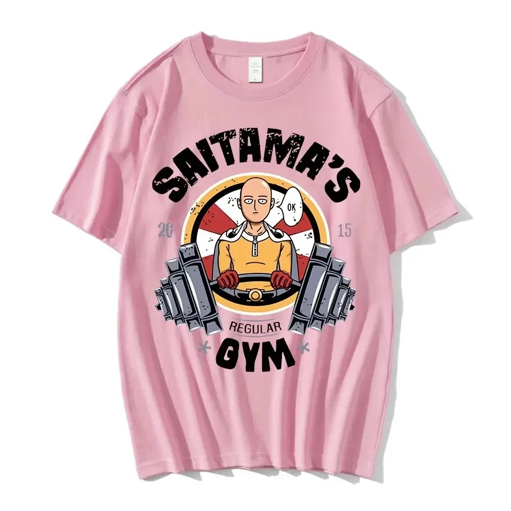 Funny Japan Anime One Punch Man Gym T Shirt Men Fashion Cool Confortable T-shirts Casual Short Sleeve Tee Shirt Streetwear