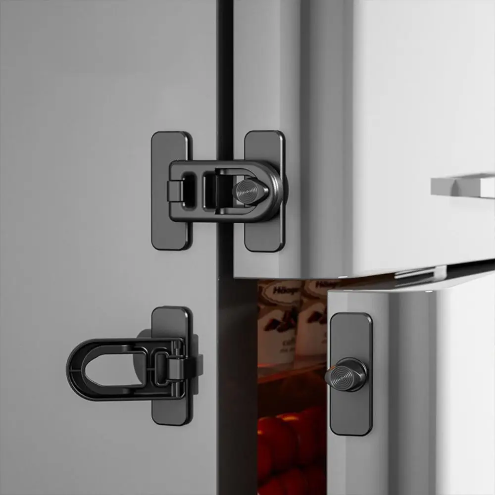 

4pcs convenient No Drilling Child Safety Locks secure Anti pinch hands Home Refrigerator Lock ABS Cabinet door lock home