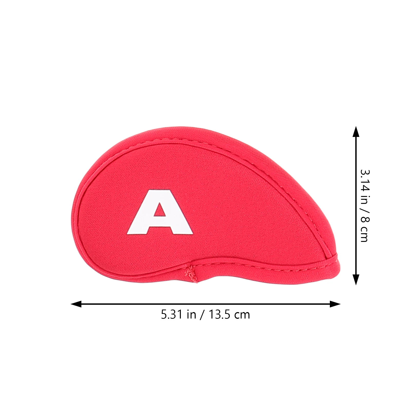 

10pcs Golf Club Head Covers Anti-Scratch Protective Fabric Covers For Shaft Mallet Putters Lightweight Portable Golfs