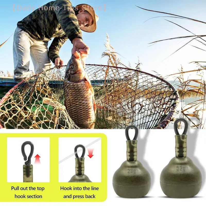 3/2/1Pc 2025 New Carp-specific Fishing Weights Drop Shot Sinker Retaining Clips Tackle Ensures Secure Locking Of The Main Line