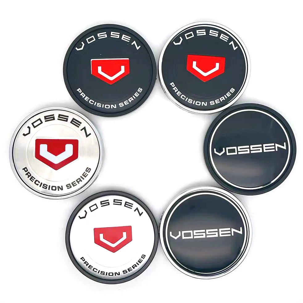 4PCS/Lot 63MM Car Wheel Center Caps for VOSSEN  Car Logo Car Styling Accessories